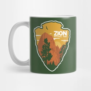 Utah Zion National Park Retro Vintage Design Mug